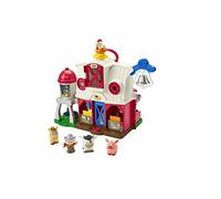Fisher-Price Little People - La Fattoria Degli Animali Edition en Italien, Espagnol et Anglais, playset interactif avec Apprentissage Smart Stages pour Les Enfants de 1 à 5 Ans. HPF43