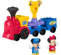 Fisher-Price Little People Le Train Musical de Mickey et Minnie Disney avec 2 figurines pour le jeu d’imitation, pour enfants à partir de 18 mois, JKB04