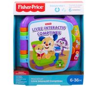 Fisher-Price - Livre Interactif Comptines - Livre Bébé