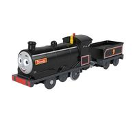 Fisher-Price Locomotive motorisée Donald Thomas et ses Amis avec piles et wagon de marchandises pour les enfants à partir de 3 ans, JBW21
