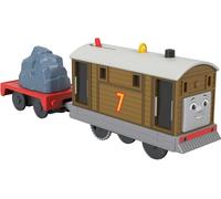 Fisher Price - Locomotive motorisée Toby avec wagon HYN30