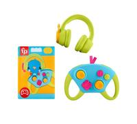 Fisher-Price Lot de 3 jouets d’éveil Coffret Cadeau Jeune Joueur avec hochet de dentition et activités bruissantes, pour bébés à partir de 3 mois, HYR57