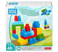 Fisher-Price Mega Bloks First Builder Construisons Ensemble, Briques et Jeu de Construction, 40 Pièces, Jouet pour Bébé et Enfant de 1 à 5 Ans, FFG23