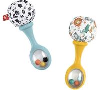 Fisher-Price-Mes Premiers Maracas-Jouet d'éveil 2 hochets des 3 mois HMF34