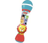 FISHER PRICE Microphone - Micro à main Lion - Haut-parleur intégré, mélodies et effets sonores intégrés