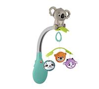 Fisher-Price Mobile Animaux 3 en 1 pour berceaux et poussettes avec jouet transportable pour les bébés dès la naissance, Jouet Enfant, Dès 3 mois, HGB90