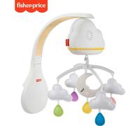 Fisher-Price Mobile nuages de rêve & boîte à musique (lumière, musique, capteur sonore)