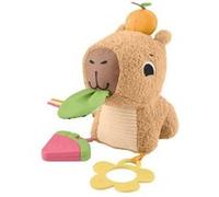 Fisher-Price-Mon Capybara Câlins-Peluche Anneau De Dentition Et Hochet - Des 3 mois- HYR54 Beige