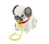 Fisher-Price - Jouet à tirer Mon Carlin à Promener HTW94 - mouvements et sons, dès 12 mois