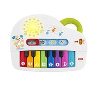 Fisher-Price Mon Piano Rigolo, jouet interactif musical et lumineux avec modes de jeu apprentissage et musique, pour bébé dès 6 mois, version Française, GFK11
