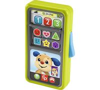 Fisher-Price Mon Smartphone 2 en 1, jouet d’apprentissage de la naissance aux premiers pas, téléphone avec lumières et musique, Jouet Enfant, Dès 9 mois, Version: UK-Anglais , HNM84