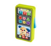 Fisher-Price Mon Smartphone 2 en 1, jouet d’apprentissage de la naissance aux premiers pas, Version: Czech; Anglais, UK; Hongroise; Polonais; Slovak, HNL43