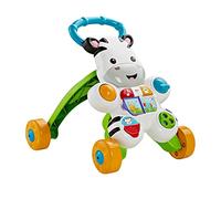 Fisher-Price Mon Trotteur Zèbre| Jouet Evolutif et Interactif Coloré, Lumineux et Musical Pour Apprendre à Marcher à Bébé|Trotteur Bébé Garçon ou Fille à Partir de 6 Mois, Version: Néerlandais, DLD82