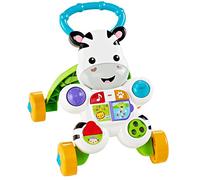 Fisher-Price Mon Trotteur Zèbre| Jouet Evolutif et Interactif Coloré, Lumineux et Musical Pour Apprendre à Marcher à Bébé | Trotteur Bébé Garçon ou Fille à Partir de 6 Mois, Version: Allemande, DLD94