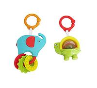 Fisher-Price On-The-Go Baby Dome FTD51 ~ Jouets de rechange ~ Éléphant et tortue