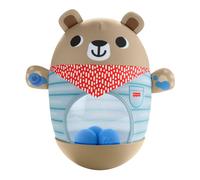 Fisher-Price Ours culbuto gonflable La Forêt de l’Amitié – Motricité globale – Dès 6 mois – JLB83