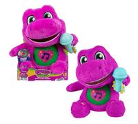 Fisher-Price Peluche Barney chantante de 25 cm Le Monde de Barney, pour les enfants à partir de 2 ans
