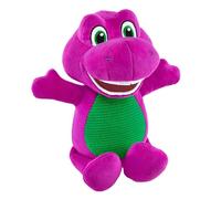 Fisher-Price Peluche Barney inspirée de la Nouvelle série Le Monde de Barney, 16,5 cm, Jouet Personnage Dinosaure pour Les Enfants à partir de 2 Ans, HVF40