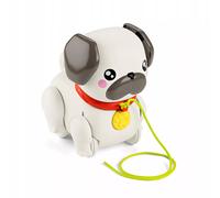 Fisher-Price Pets Spacerowy Mopsik Piesek Zabawka dla niemowląt 12m+ HTW94 Fishe