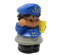 Fisher-Price Pièce de rechange pour bateau de pirate de collection Little People X0059 - Figurine de capitaine de mer hispanique Roberto - Télescope tenant un télescope