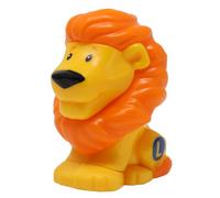 Fisher-Price Pièce de rechange pour collection Little People Alphabet Fun Zoo Safari Farm Playset JGR92 - Lettre L jaune et orange Lion Figure