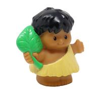 Fisher-Price Pièce de rechange pour jeu de collection Little People Prehistoric Cavemen Dinoland K6692 - Figurine d'homme des cavernes hispanique tenant une feuille de palmier