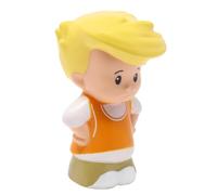 Fisher-Price Pièce de rechange pour Little People Lil Movers BLR84 - Figurine Eddie de rechange en gilet orange