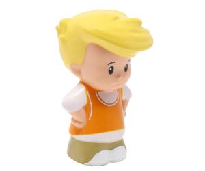 Fisher-Price Pièce de rechange pour Little People Lil Movers BLR84 - Figurine Eddie de rechange en gilet orange