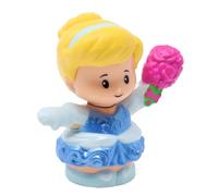 Fisher-Price Pièce de rechange pour Little People Princess Castle Songs Palace Playset HGP76 - Figurine de rechange Cendrillon tenant un bouquet de fleurs roses - Base du château parlant