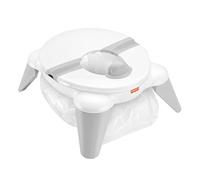 Fisher-Price Pot 2-en-1 de voyage, pot bébé d’apprentissage de la propreté avec cuvette amovible qui sert de réducteur de toilettes, transport facile, HBM74