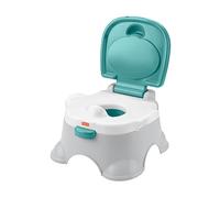 Fisher-Price Pot 3 en 1, siège d’Apprentissage avec bac Lavable, Toilettes pour Tout-Petits avec siège Amovible, Transformable en marchepied, Jouet Enfant, Dès 1 an, HPY87