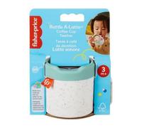 Fisher-Price Ma Tasse à Mordiller, Jouet hochet de dentition, Renforce la motricité fine de l'enfant grâce à ses détails sensoriels, Jouet d'Éveil, Dès 3 mois HGB86