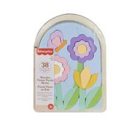 Fisher-Price Preschool Toy Flower Flower Puzzle Puzzle de 38 pices Empilement en bois pour le dveloppement Play 3 ans et plus