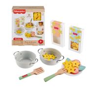 Fisher-Price Preschool Toy Pots & Pasta Chef Set, 31-Piece Pretend Cooking Plays