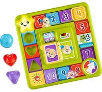 Fisher-Price Pretend Board Game Baby Toy with Lights & Smart Stages Learning Content, Laugh & Learn Puppy s Game Activity Board