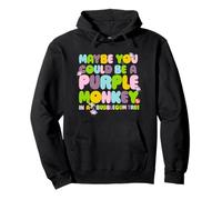 Fisher-Price Purple Monkey - Peut-être Que Vous pourriez l'être Sweat à Capuche