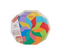 Fisher-Price Puzzle Mandala en Bois à Motif géométrique, 40 pièces en Bois pour Les Enfants à partir de 3 Ans, HXT94