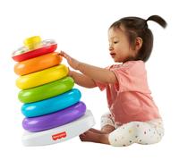 Fisher-Price - Pyramide Arc-en-ciel géante - Jouet d'éveil - A partir de 12 mois