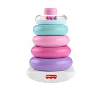 Fisher-Price - Pyramide Arc-en-ciel - Jouet d’éveil à empiler pour bébés - Fisher-Price - JGP94