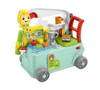 Fisher-Price - Rire et Apprendre Camper 3-en-1, Jouet de poussée pour Les Premiers Pas et Centre d'activité Musicale, Jouet pour Enfants 9-36 Mois, HCK51