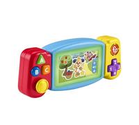 Fisher-Price Rires et Éveil Ma Tourni-Console d’Apprentissages, jouet interactif, console de jeu portable factice, Version: Czech; Anglais, UK; Hongroise; Polonais; Slovak, HNN39