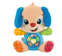 Fisher-Price Rires et Éveil Peluche musicale avec activités d’éveil Puppy Éveil Progressif, pour bébés et enfants +6 mois, version multilingue: Néerlandais, anglais, français, allemand, italien, JFD20