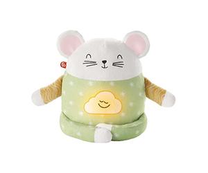 Fisher-Price Souris de Méditation, Peluche avec Sons apaisants, Phrases de méditation guidée et Musique pour Enfant dès 2 Ans, Version française, HHH43