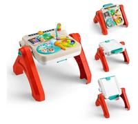 Fisher-Price Table d'activités 4 en 1 Multilingue, Jouet d'éveil Musical dès 6 Mois, JGW87.