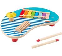 Fisher-Price-Table musicale en bois avec instruments de percussion HXT91