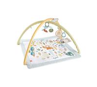 Fisher-Price Tapis D’Éveil Sensimals avec 6 Jouets Sensoriels Repositionnables, Dont 1 Peluche Koala Et 1 Anneau Dentition Papillon sans Bpa, Motif Animal, Jouet Bébé, HRB15