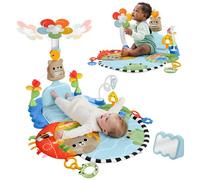 Fisher-Price – Tapis d'activités HYR60 – 3 en 1 jeu avec les pieds – Multicolore