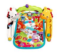 Fisher-Price Tapis de jeu évolutif musical pour bébé avec plus de 12 activités et jouets, dès la Naissance, CCB70