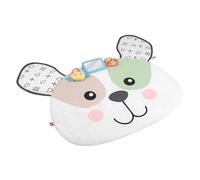 Fisher-Price Tapis de jeu Géant Chiot, 91 x 107 cm, activités de développement sensoriel pour le jeu à plat ventre, pour bébés dès la naissance, JMN73