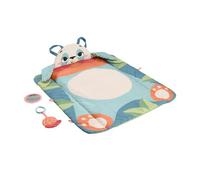 Fisher-Price Tapis d'éveil Panda à rouler avec 2 jouets Hkd65